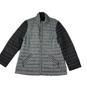 Stefano Cocci Puffer Jacket Gray Women Lightweight Large